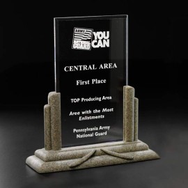 Billboard Award - Acrylic/Moonstone 10" with Logo  Billboard Award - Acrylic/Moonstone 10" with Logo