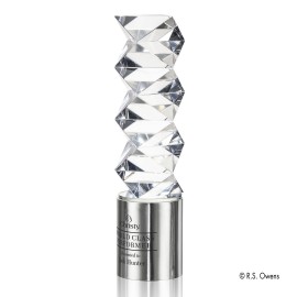 Promotional Fractal Award - Optical /Silver 11"  Promotional Fractal Award - Optical /Silver 11"