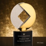 Epicenter Award - TwoTone Gold/Silver 10-1/8" with Logo