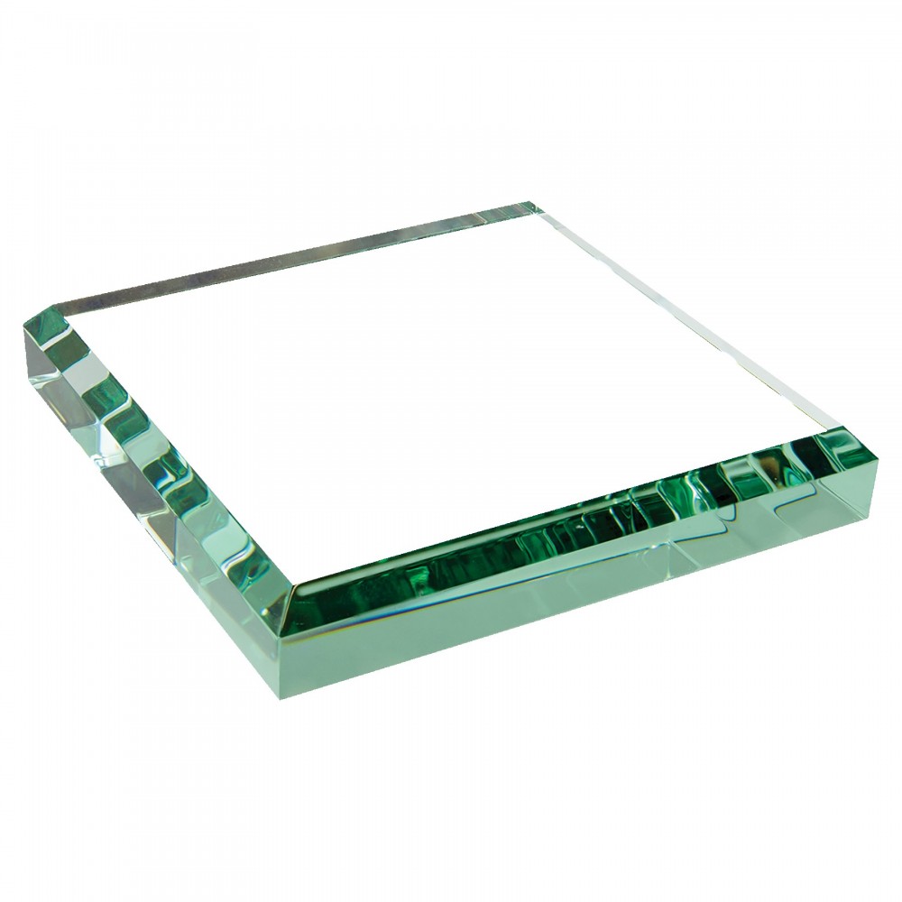 3" x 3" x 1/2" Jade Glass Paperweight 3" x 3" x 1/2" Jade Glass Paperweight Custom Etched 3" x 3" x 1/2" Jade Glass Paperweight 3" x 3" x 1/2" Jade Glass Paperweight Custom Etched
