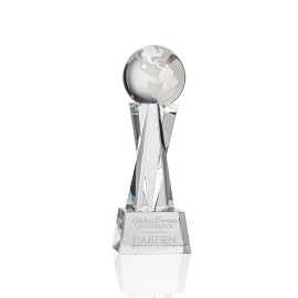 Havant Globe Award - Optical 10" with Logo