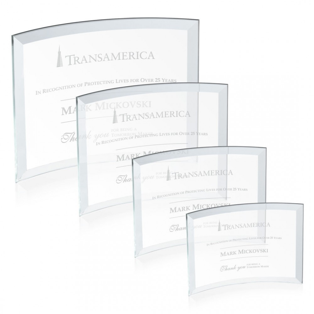 Madison Award - Clear with Logo Madison Award - Clear with Logo
