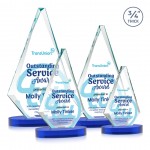 Customized Windsor VividPrint Award on Alberton Base - Blue