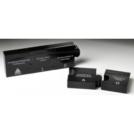 5-Piece Carbon Fiber-Texture Puzzle Set with Logo  5-Piece Carbon Fiber-Texture Puzzle Set with Logo