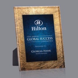 Hereford Award - Gold/Blue 8"x11" with Logo  Hereford Award - Gold/Blue 8"x11" with Logo
