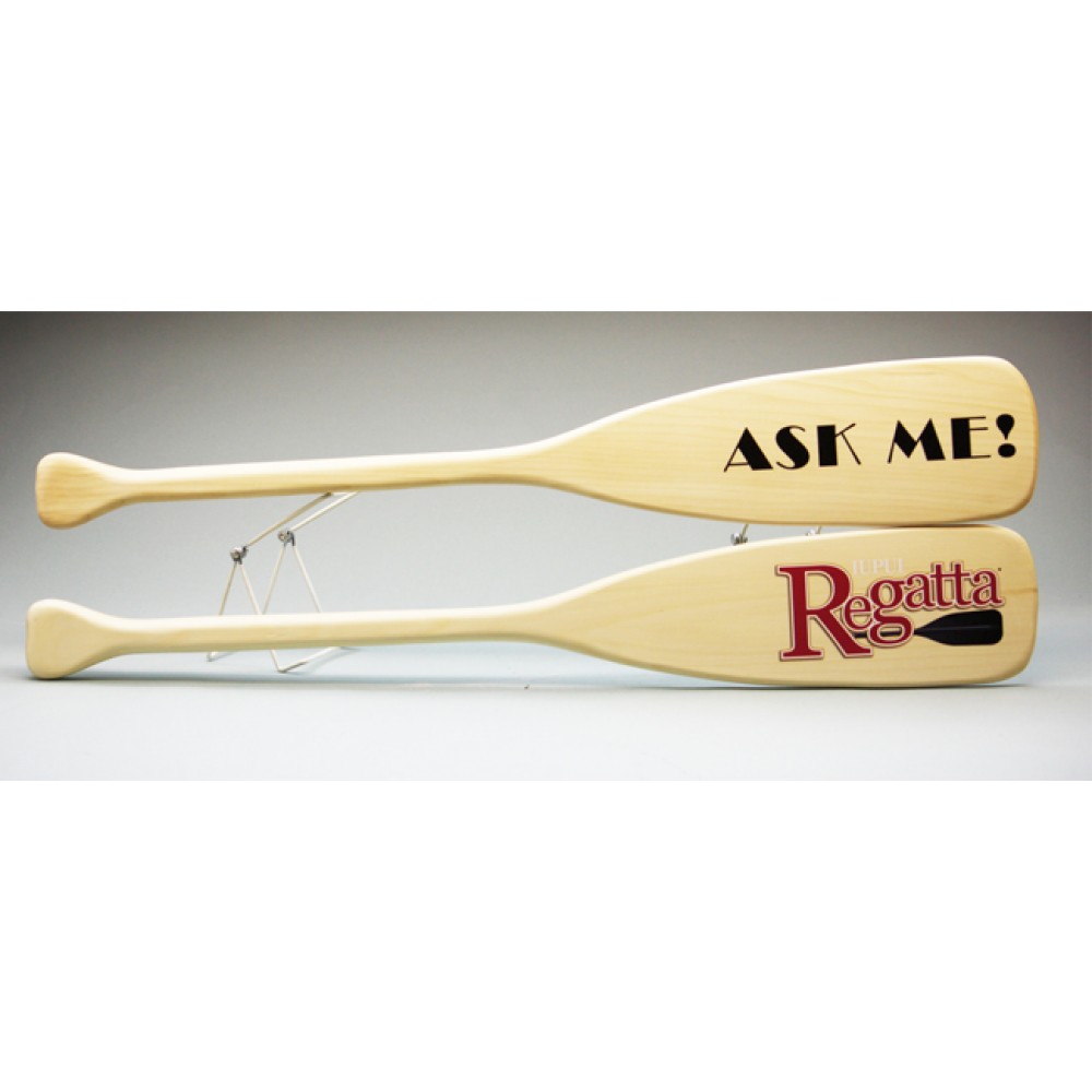 Logo Branded 5" x 24" - Premium Printed Basswood Paddle Paddle - USA-Made