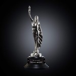 Customized Supremacy Award on Ebony - Silver 12"
