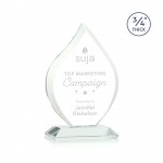 Worthington Flame Award - Jade 8" with Logo