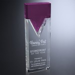 Personalized Nobility Purple Award 8-3/4"