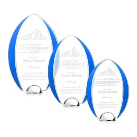 Customized Lincoln Award - Blue