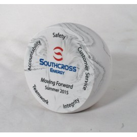 Personalized Sheared Sphere Desk Award