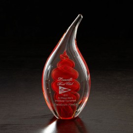 Dublin Art Glass Award with Logo