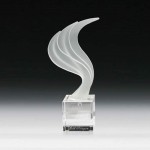 Signet Award - Optical/Frost 9" with Logo