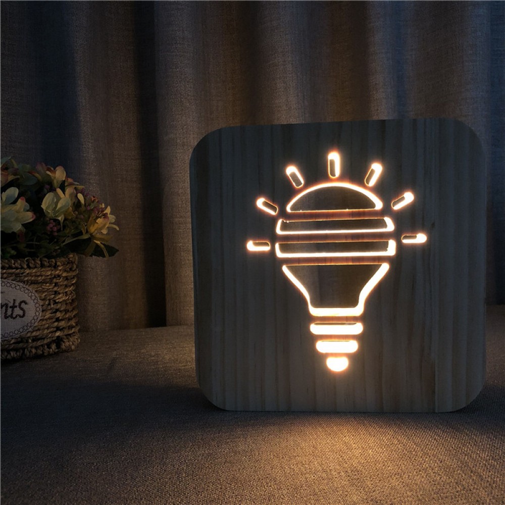 Custom Fully Customizable Wooden Warm Light LED - AIR PRICE