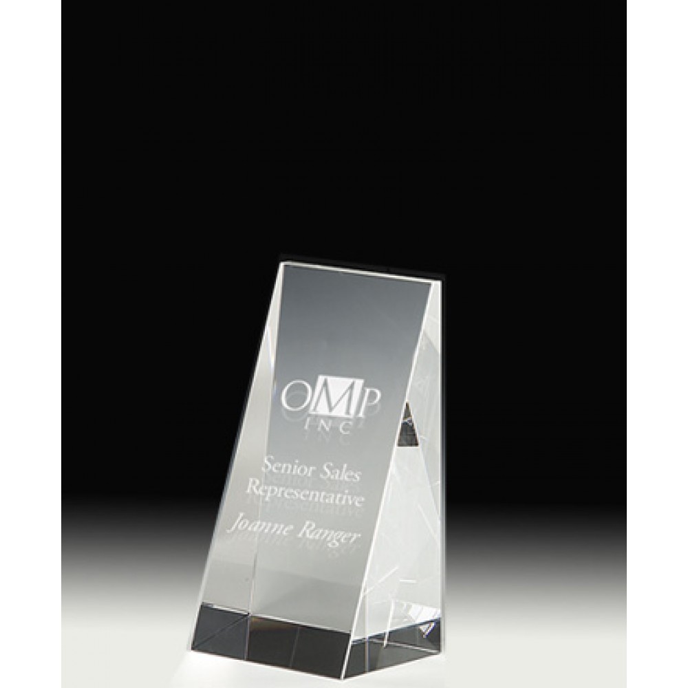 Laser-etched 5" OptiMaxx Incline Award