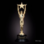 Customized Star Achievement - Gold/Ebony 13"