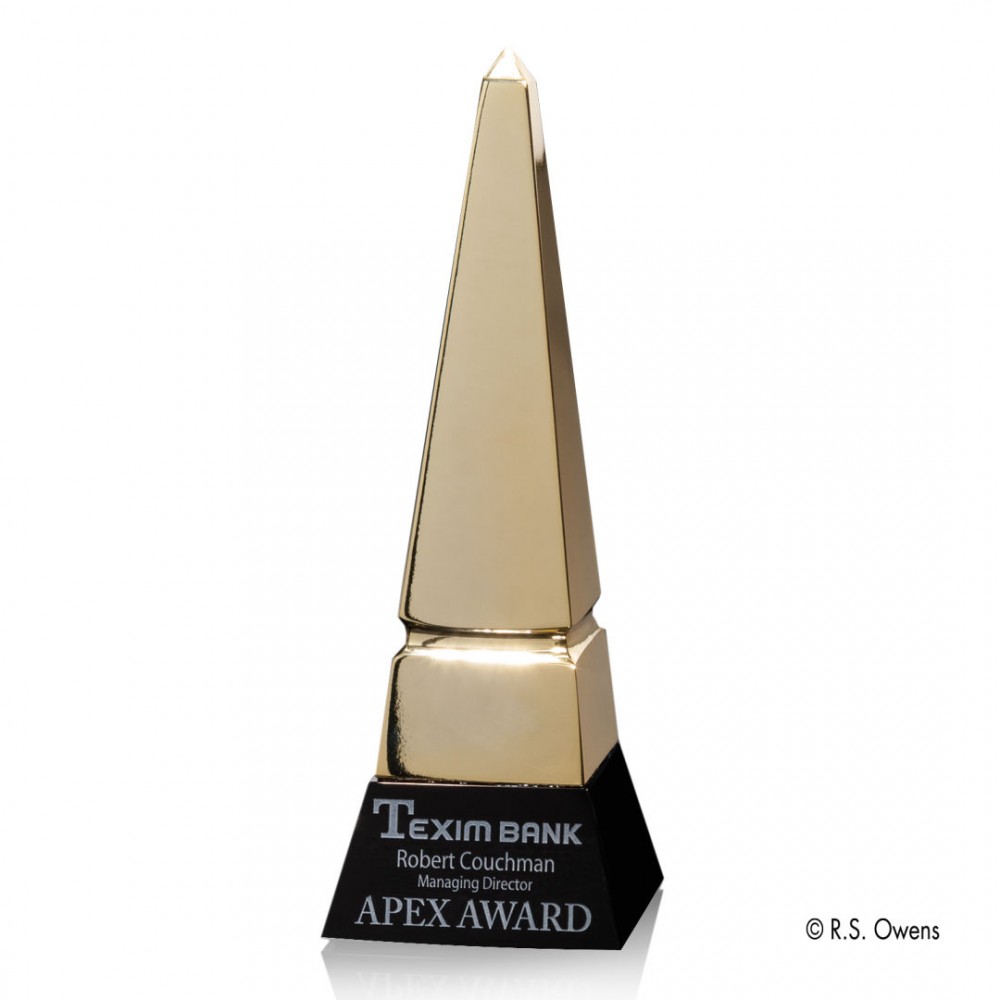 Apex Award - Gold/Black 11" with Logo