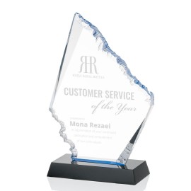 Reddington Award - Acrylic/Blue 11" with Logo  Reddington Award - Acrylic/Blue 11" with Logo