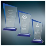 Blue Razor Glass Awards with Logo