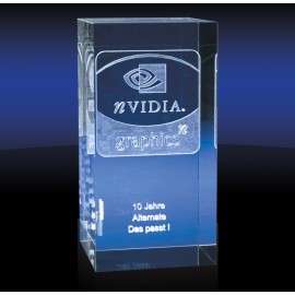 Personalized Pillar Slim Rectangular Award - Xtra Large  Personalized Pillar Slim Rectangular Award - Xtra Large