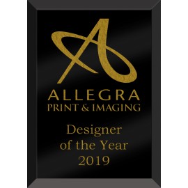 Black Mirror Award (5"x7") with Logo