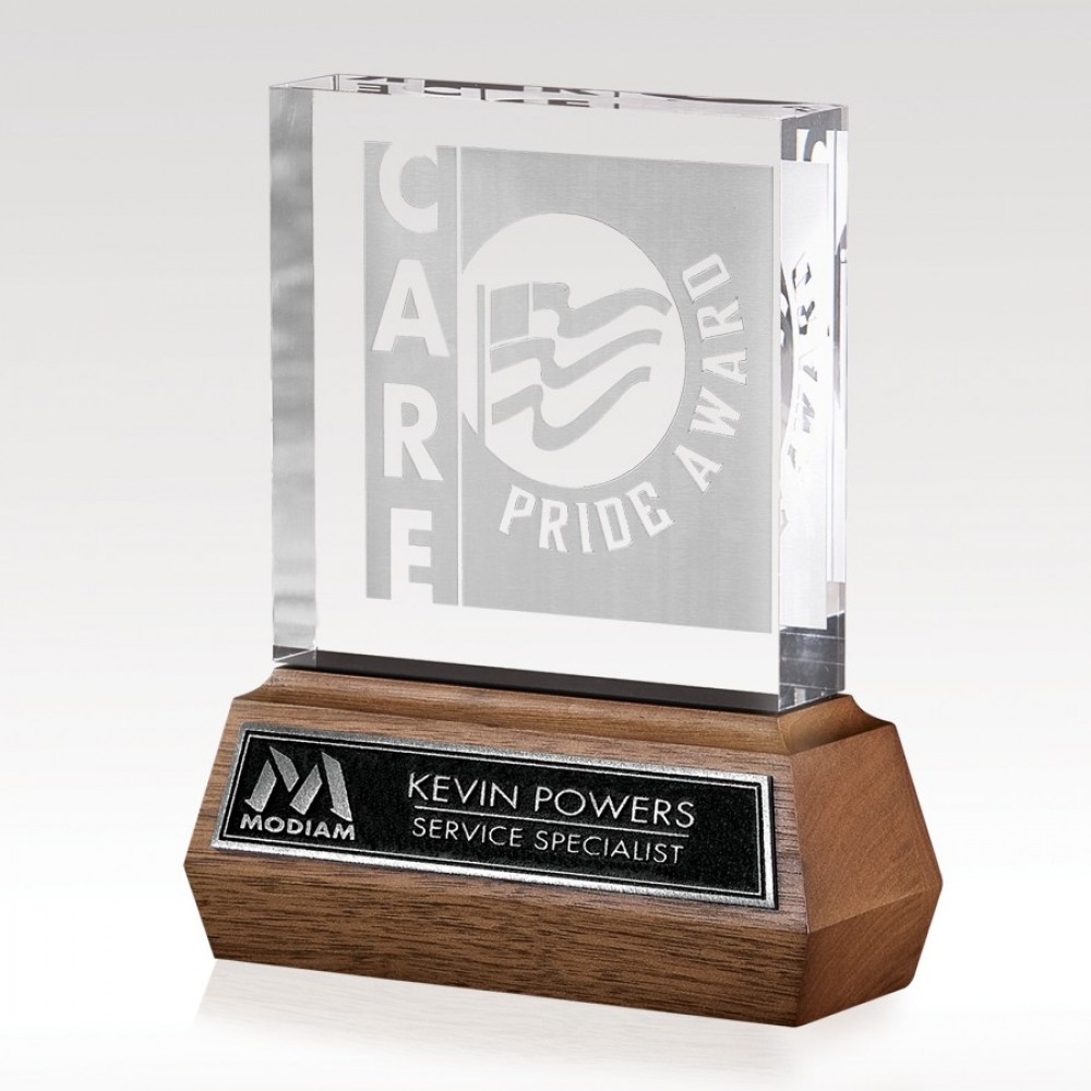 Stacked Acrylic Award with Logo Stacked Acrylic Award with Logo