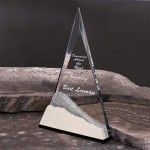 Summit Award - Acrylic/Stonecast 11" with Logo