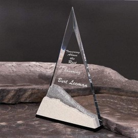 Summit Award - Acrylic/Stonecast 11" with Logo