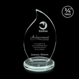 Flair Award - Jade 6" with Logo  Flair Award - Jade 6" with Logo