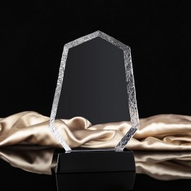 Logo Branded Crystal Trophy A19-202  Logo Branded Crystal Trophy A19-202
