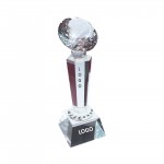 Customized Crystal Award Diamond Trophy With Base