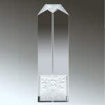 Crystal Glass Window of Opportunity Award with Logo