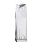 Optimaxx Top Chrome Star Tower Award with Logo