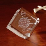 Personalized 2 Inch 3D Jewel Cube