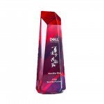 Creative Color Printing Custom Crystal Trophy with Logo