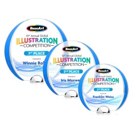 Personalized Stanton VividPrint Award - Blue