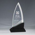 Century Peak Large Award with Logo