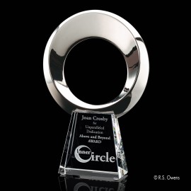 Personalized Boundless Award - Silver/Optical 12"  Personalized Boundless Award - Silver/Optical 12"