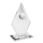 10" Award - Golf Arrowhead with Logo