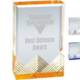 Promotional 5" x 7" Azure Apex Mirage Acrylic Award