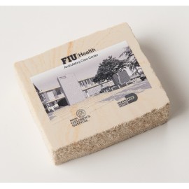 Limestone Brick - 3.5" with Logo  Limestone Brick - 3.5" with Logo