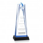 Custom Rosina Star Award - Acrylic/Blue/Black 11"