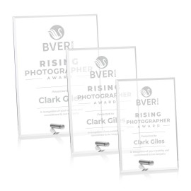 Custom Polaris Rectangle (V) Award - Silver