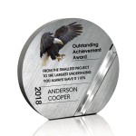 Aluminum & Crystal Award Bristol with Logo