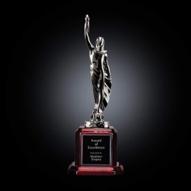 Custom Supremacy Award on Rosewood - Silver 15"
