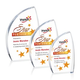 Duncan VividPrint Award - Clear with Logo