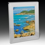 Chrome Brass Frame - Arlington 8x10 with Logo