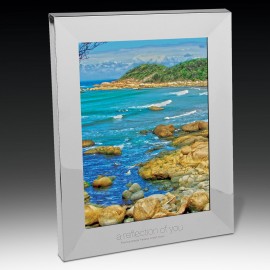 Chrome Brass Frame - Arlington 8x10 with Logo