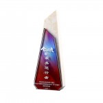 Marble Stand Award Custom Crystal Trophy with Logo