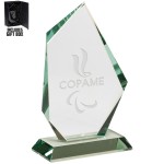 Personalized Jade Glass Excellence Recognition Awards